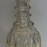 Vintage molded glass decanter