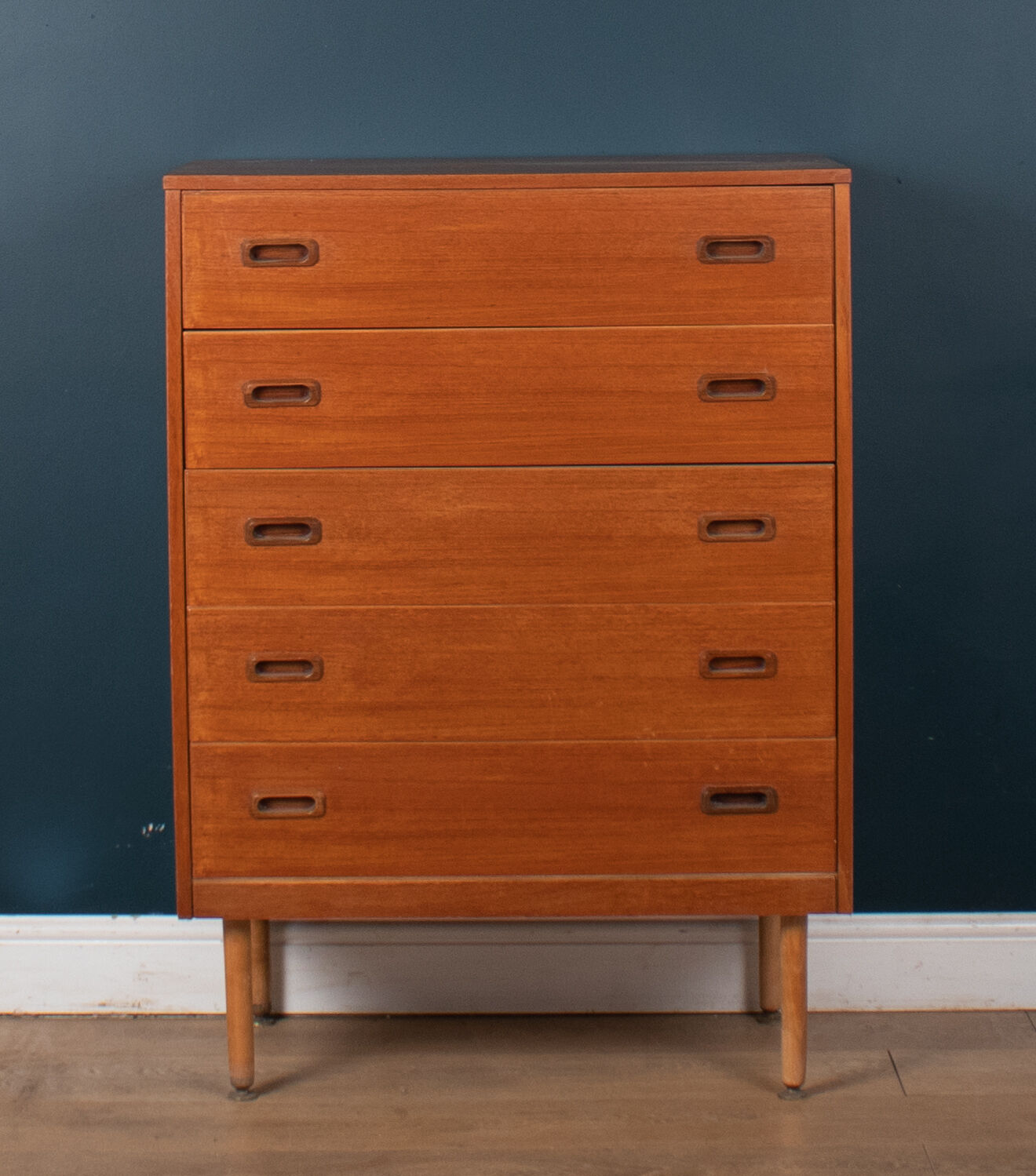Retro Teak 1960s Mid Century Chest Of Drawers