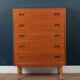 Retro Teak 1960s Mid Century Chest Of Drawers