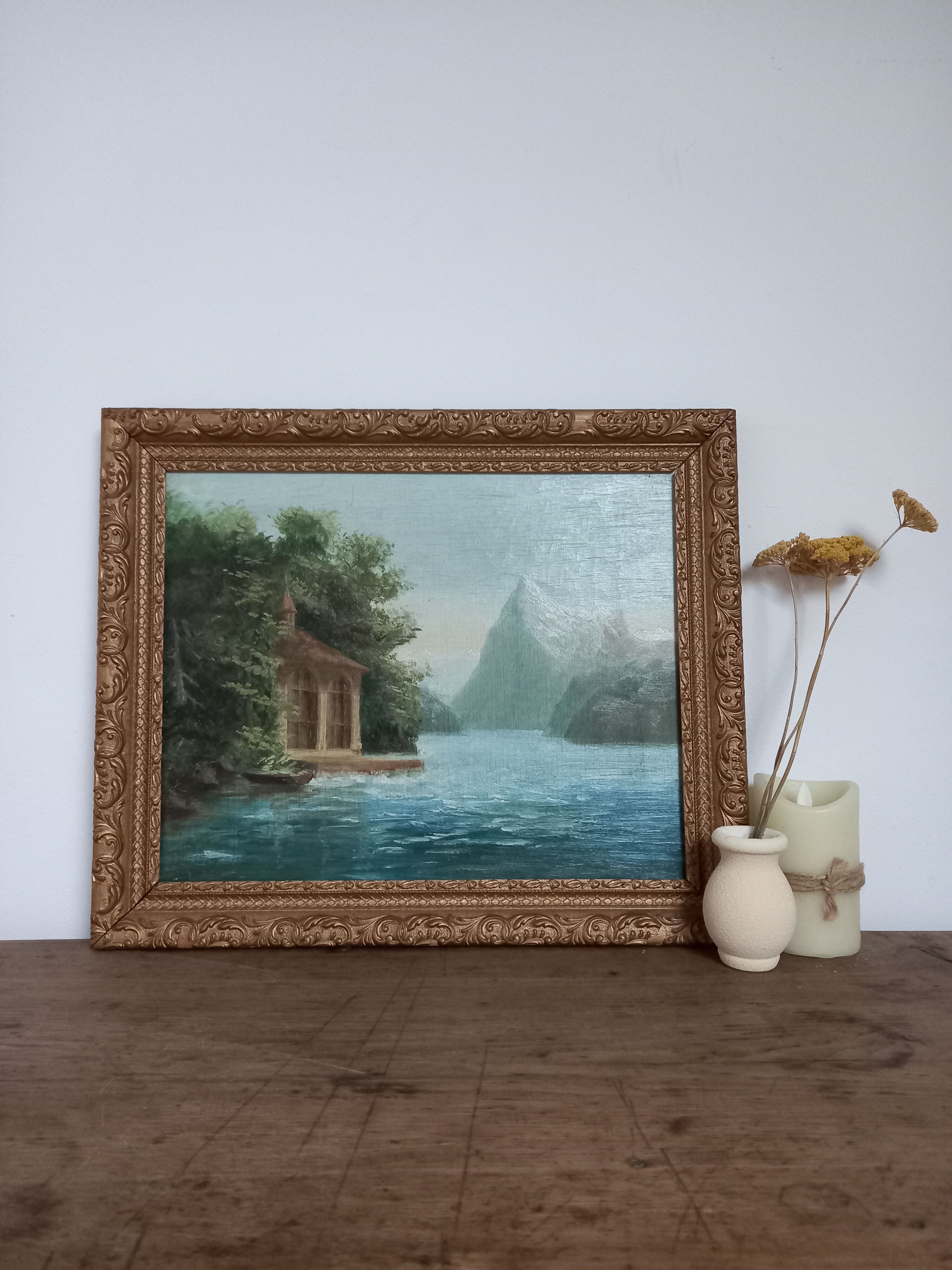 Landscape oil painting