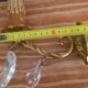 Anciennes appliques en bronze et cristal