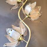 Hollywood Regency Lotus Flower Floor Lamp