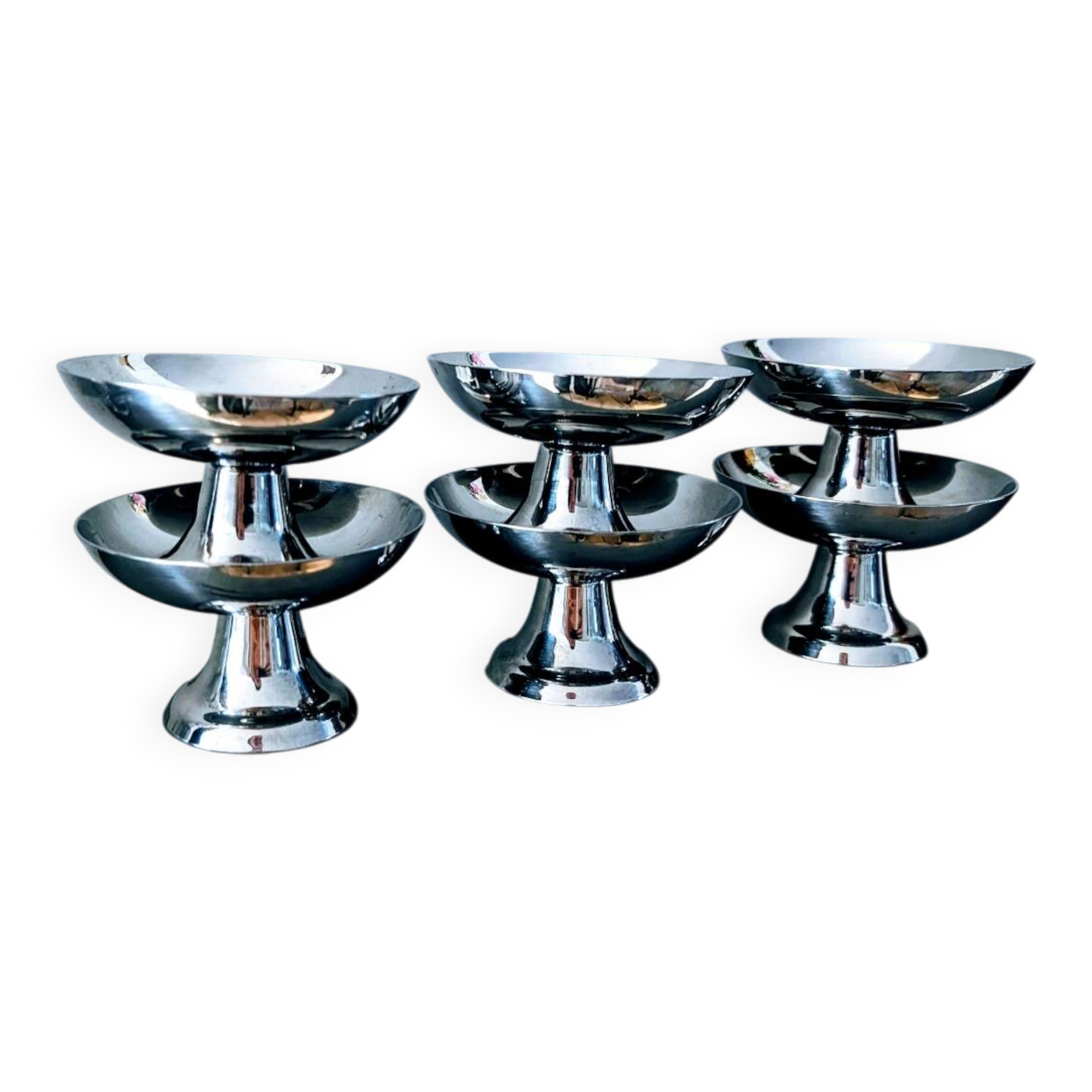 Coupe en inox année 80