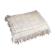Old white lace tablecloth