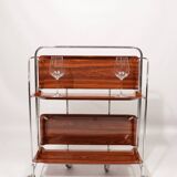Bauhaus roll bar table chrome 1960 mid century modern design