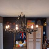 Deer antler chandelier