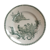 Assiette décor Trianon