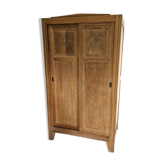 Wardrobe, Parisian sliding door vintage Art Deco wardrobe