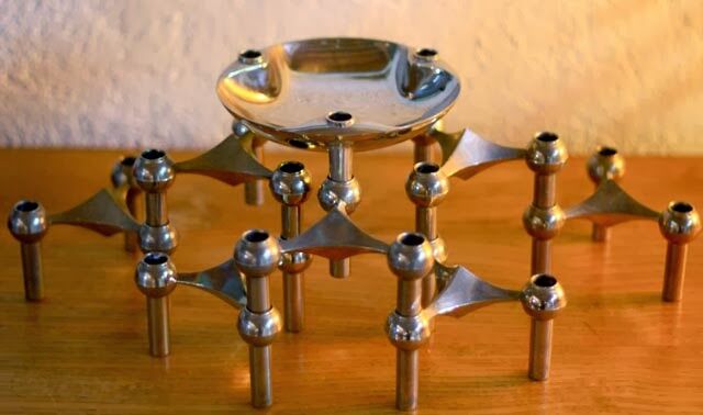 All Sconce in chrome Nagel 1970