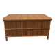 Rattan bank safe, 1950s