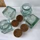 Set de 4 pots vintage