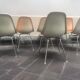Suite of 6 chairs Dsx Charles and Ray Eames edition Herman Miller 1960