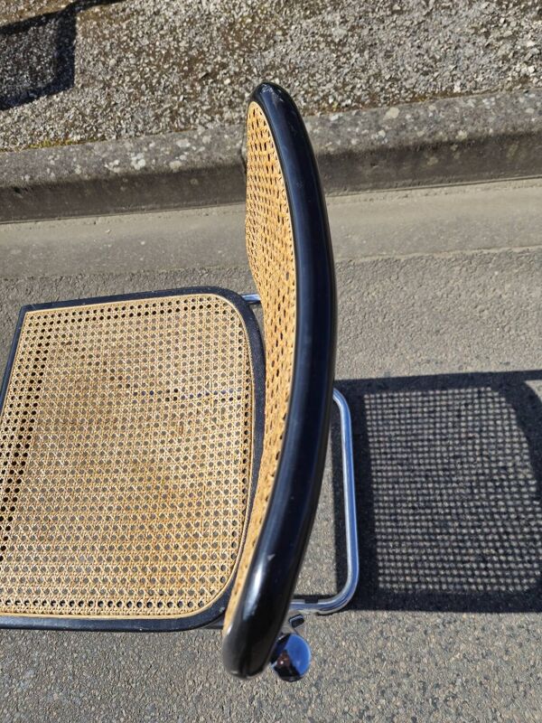 Chaise Marcel Breuer B32 en cannage d'origine