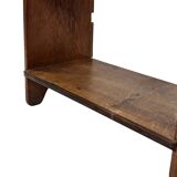 Art Deco Oak compact bookcase minimalist design