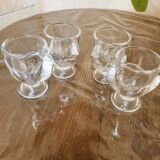 4 glass chicken shells