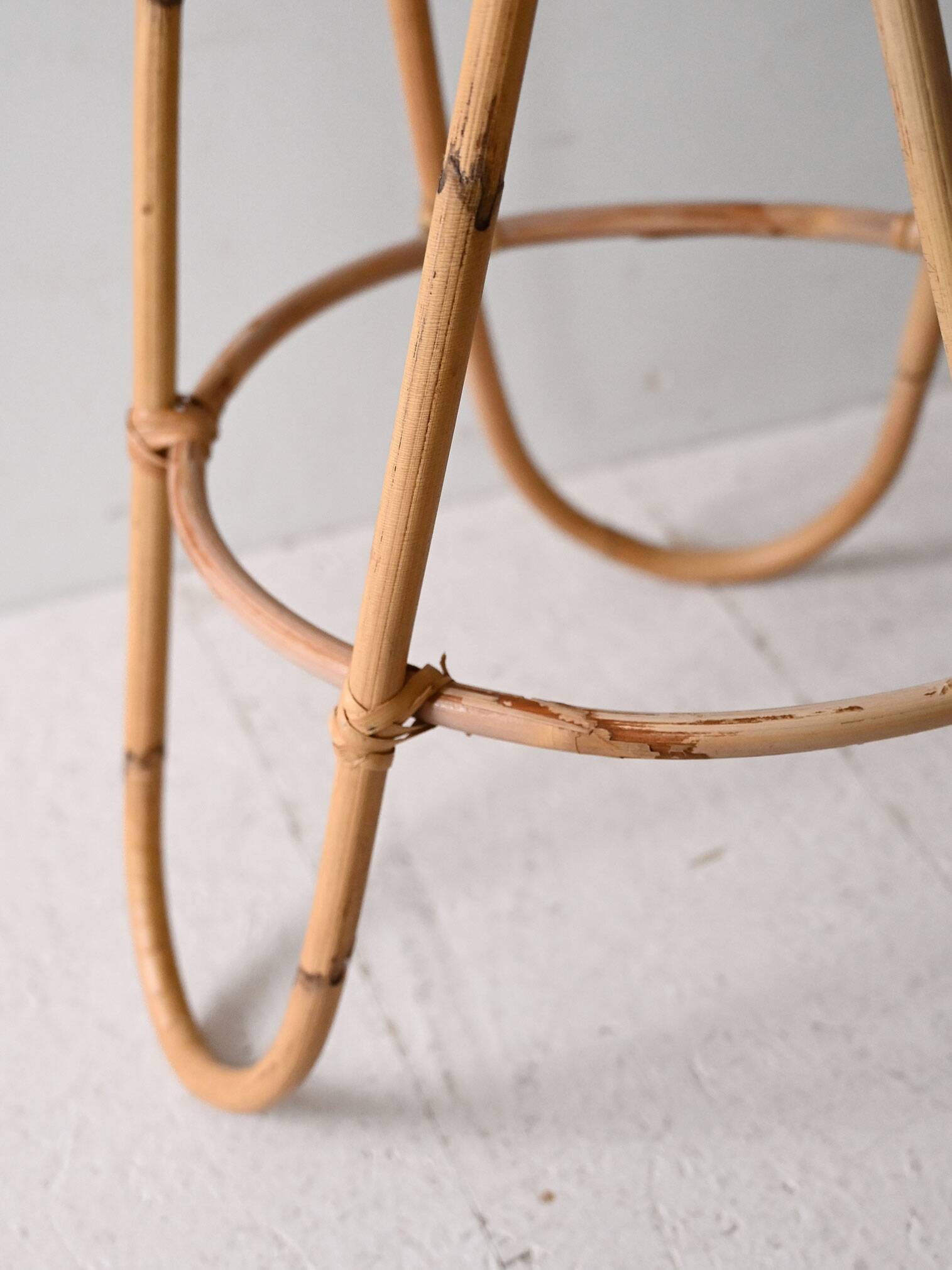 Vintage Bamboo Pedestal