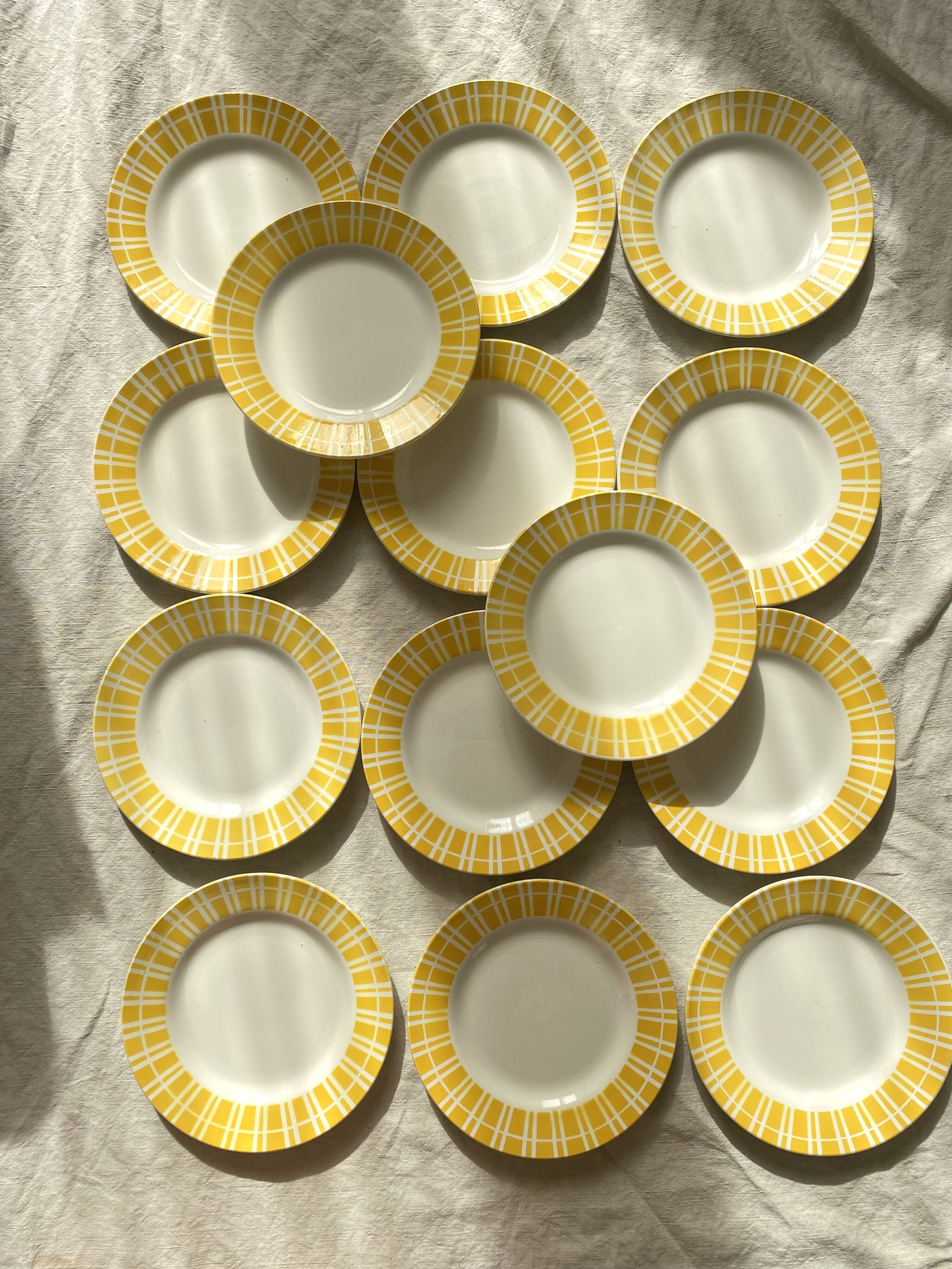 Digoin dessert plates X14