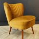 Mid century cocktail chair vintage