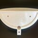 2 Murano wall sconces designed by Ludovico Diaz de Santillana, Italian blown glass.