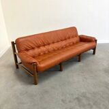 Fauteuils lounge vintage de style brutaliste brésilien, années 1960