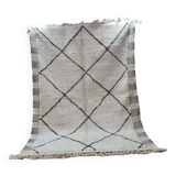 Handmade wool Berber rug 250x150 cm
