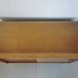 Danish sideboard, sliding doors, in oak