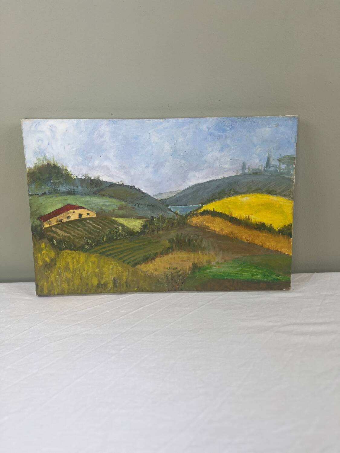 Oil on canvas “Gers Hills”