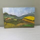 Oil on canvas “Gers Hills”