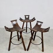 Vintage Spanish barstools 'Brutalism'