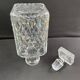 Baccarat - whisky carafe (1) - modern mid-century - cut crystal - model burgos