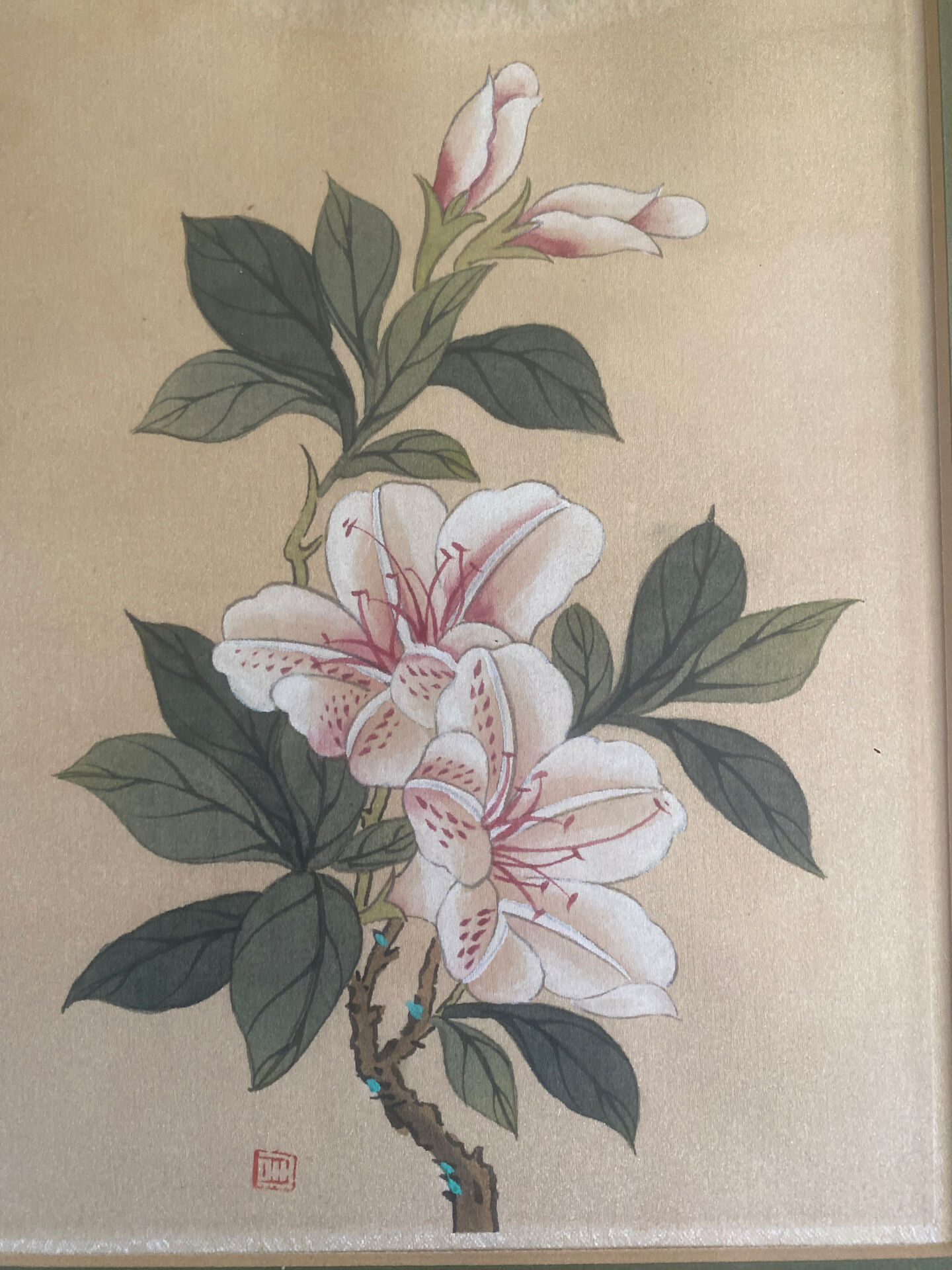 L'art japonais « kacho-ga » fleurs