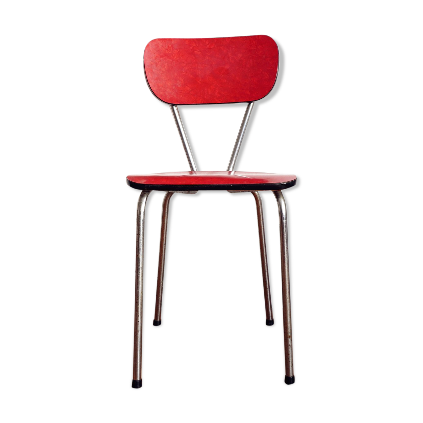Red chair formica