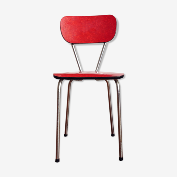 Red chair formica