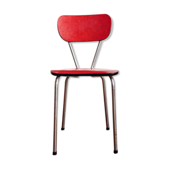 Red chair formica