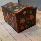 Painted chest in norman style