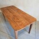 Antique French cherry wood dining table, early 20th century