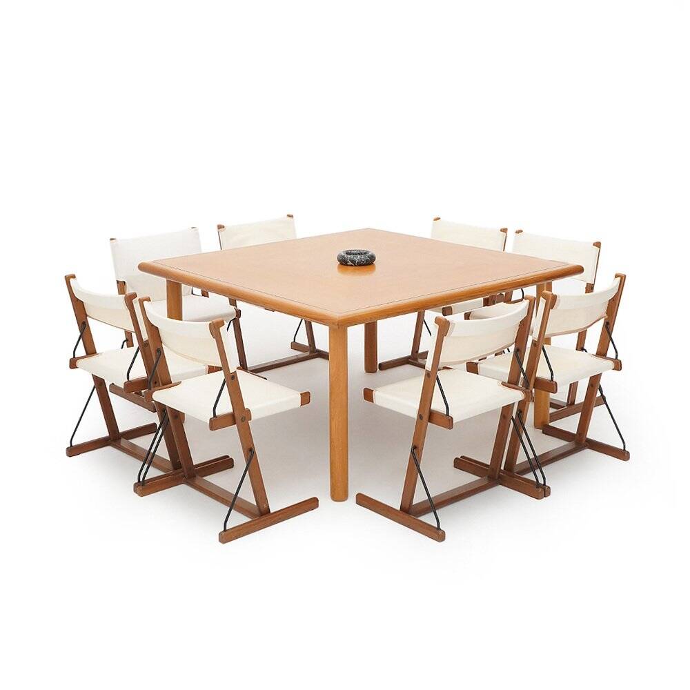 Square table ConDogu by Luigi Massoni for Porro, 1970s