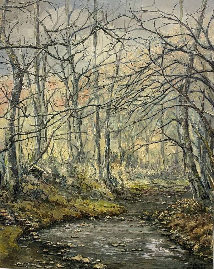 Oil painting on canvas Maurice BERNARD