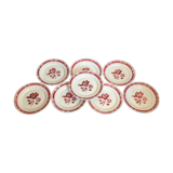 Set of 8 plates manufacture from the east