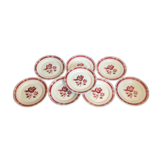 Set of 8 plates manufacture from the east