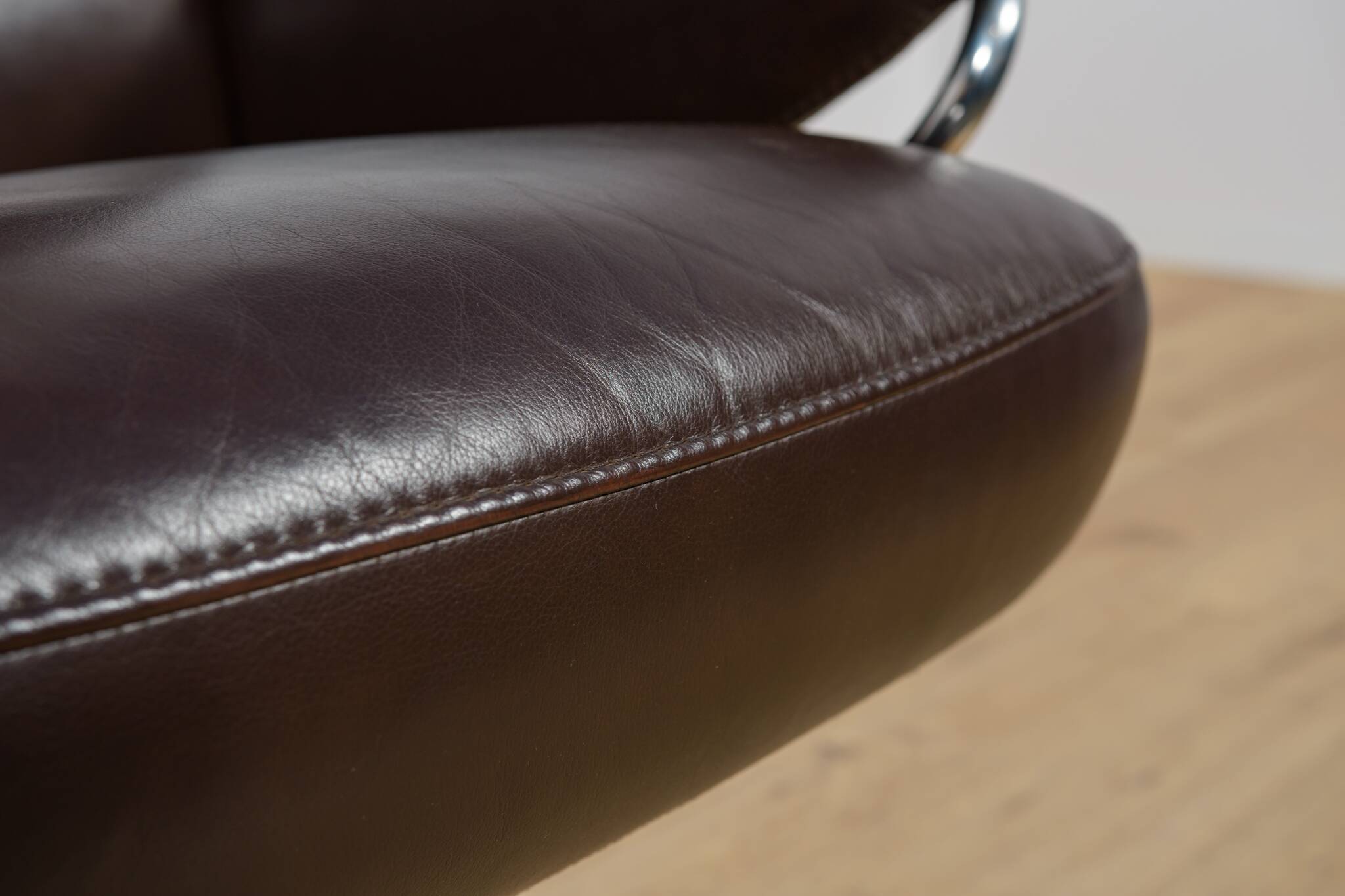 Ergonomic Lounge Chair with Ottoman Model from Ekornes Stressless, 2000s, Set of 2