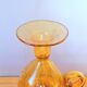 Riom bubble blown glass candle holder, 1960