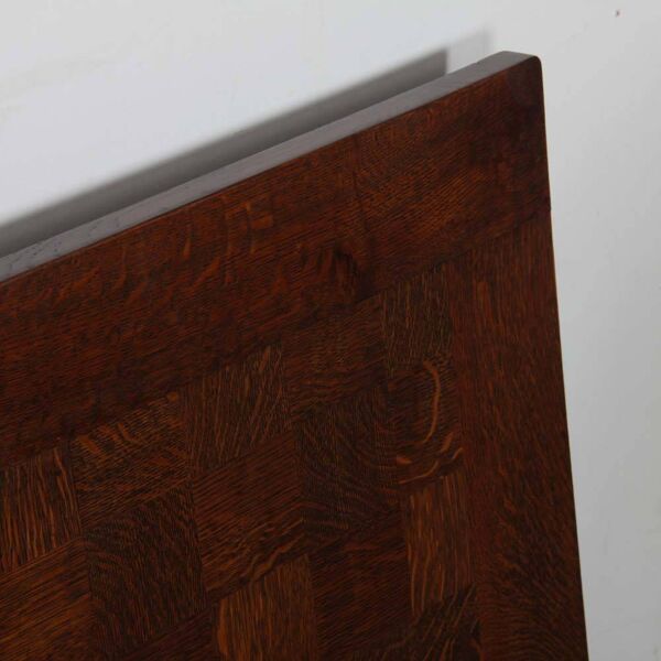 Table de repas en chêne, travail breton des années 1940