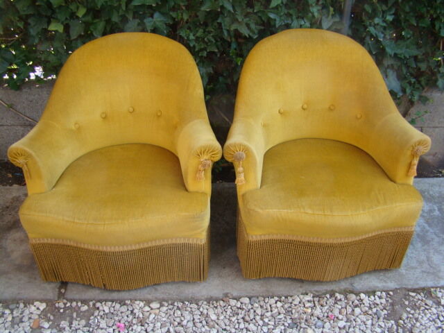 Pair of armchairs