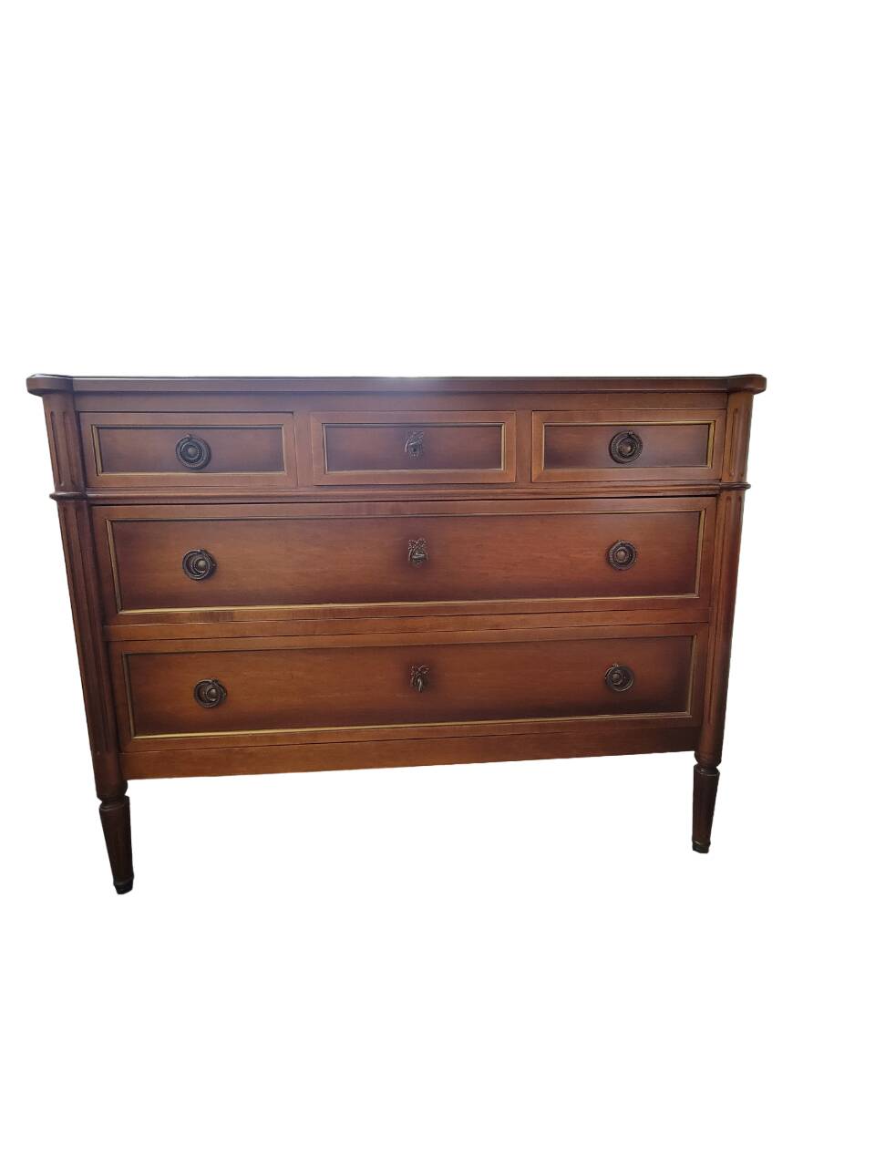 Antique Louis XVI chest of drawers in cherry wood