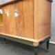 Enfilade laque noire et teck Ameublement NF 1960