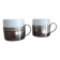 Vintage espresso cups. Porcelain and removable metal stand.
