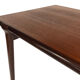Table à manger vintage Topform en teck massif extensible 1960