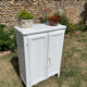 Vintage white Parisian sideboard 1970