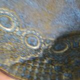 AP ceramic trinket tray with lace-like embroidery effect